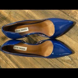 STEVE MADDEN royal blue heels